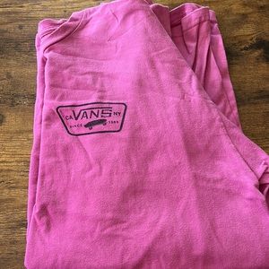 Vans long sleeve shirt